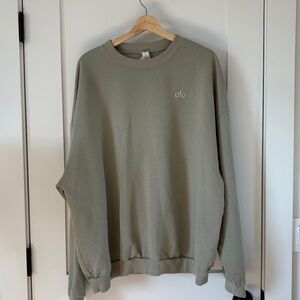Alo Accolade Crewneck Limestone XL